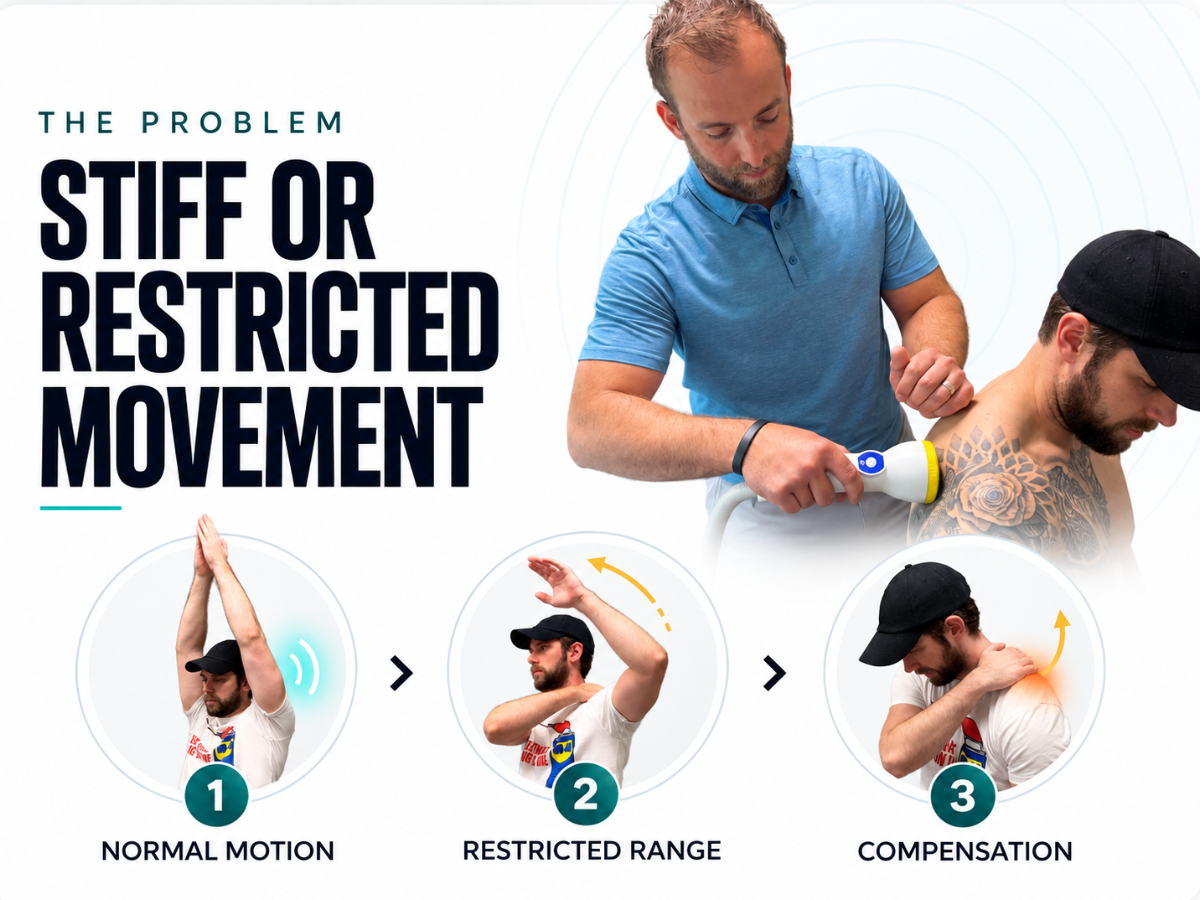 STIFF OR RESTRICTED MOVEMENT